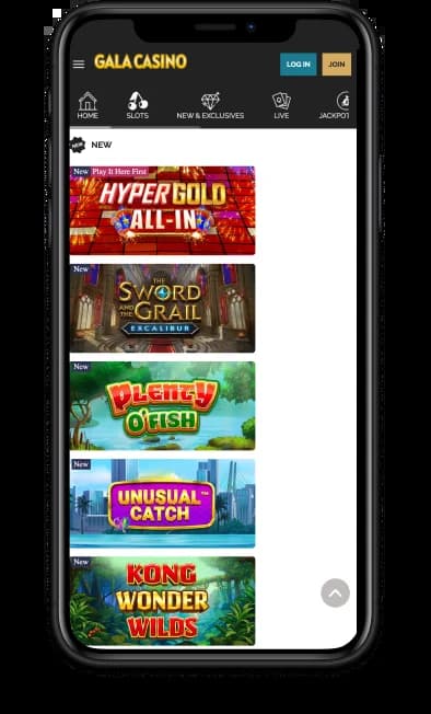 Gala Casino UK Mobile